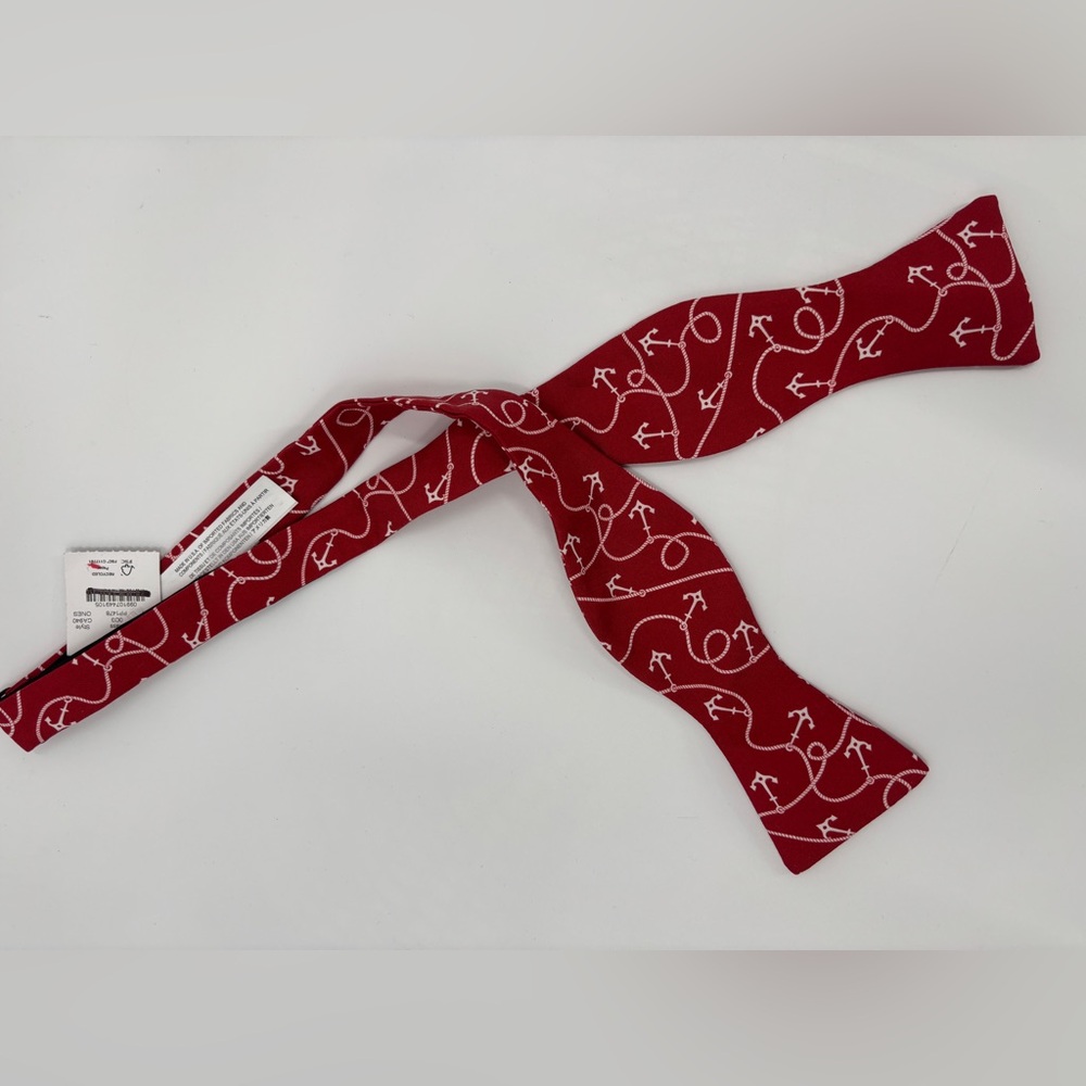 J.Crew Silk bow tie in anchor print - Picture 4 of 4